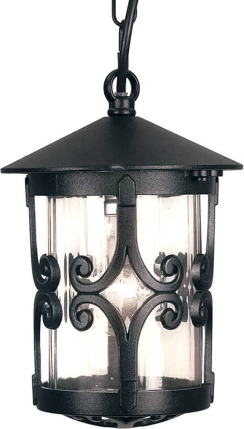 Hereford utendørs hengelampe med ornamenter
