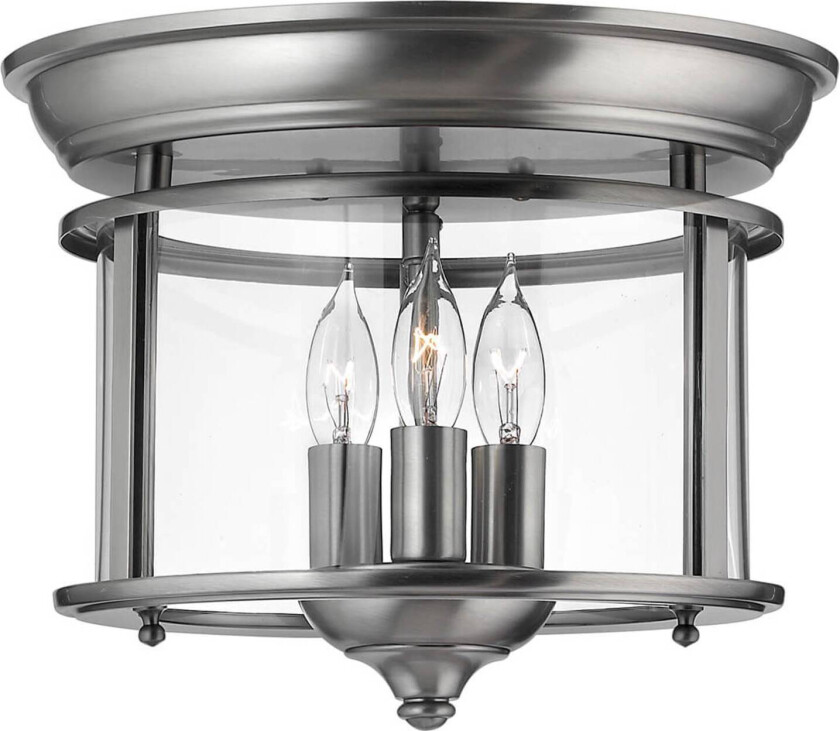 Taklampe Gentry tinnbelagt