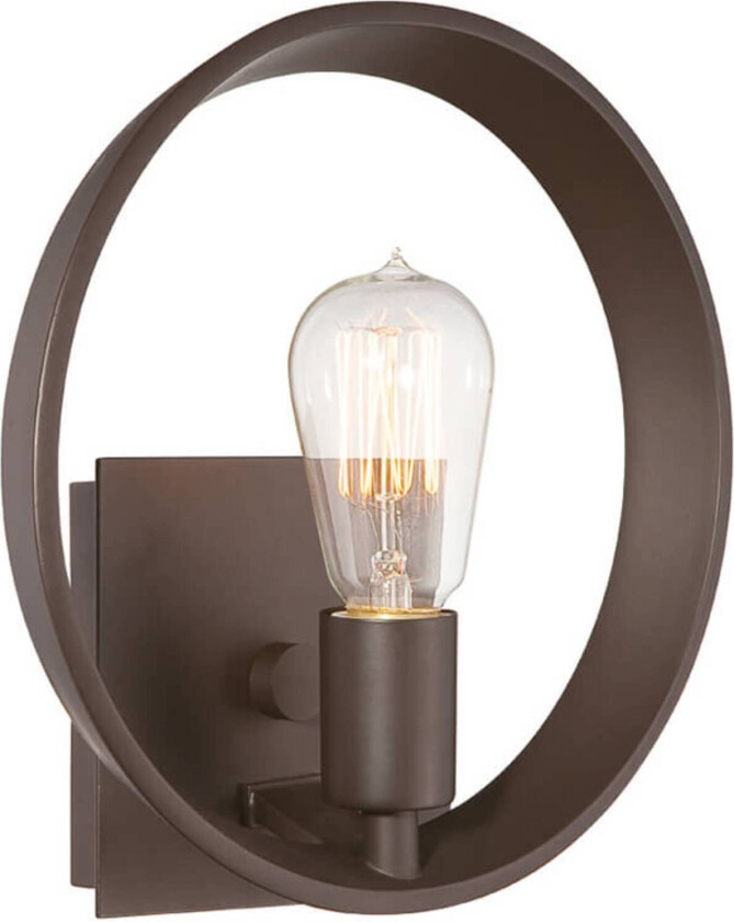 Vegglampe Theater Row, bronse