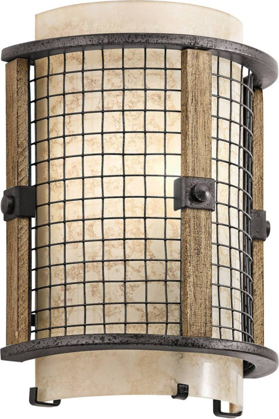 Rustikal vegglampe Ahrendale