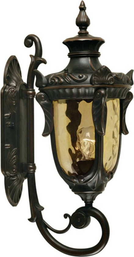 Historisk PHILADELPHIA utendørs vegglampe 52,5 cm