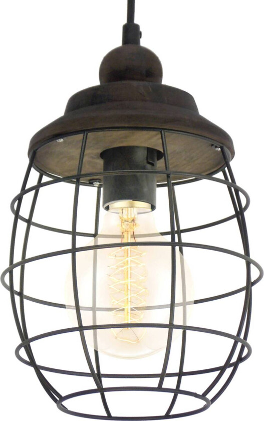 Rustikk designet hengelampe Bampton