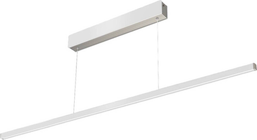 LED-hengelampe Orix, hvit, 120 cm lang