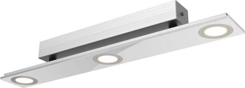 Pano - LED-taklampe i metallic, med tre lys