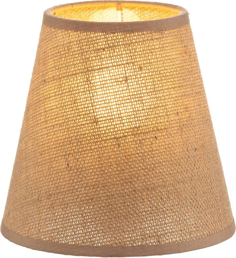 Lampeskjerm Cone AB, Ø 15 cm, lysebrun
