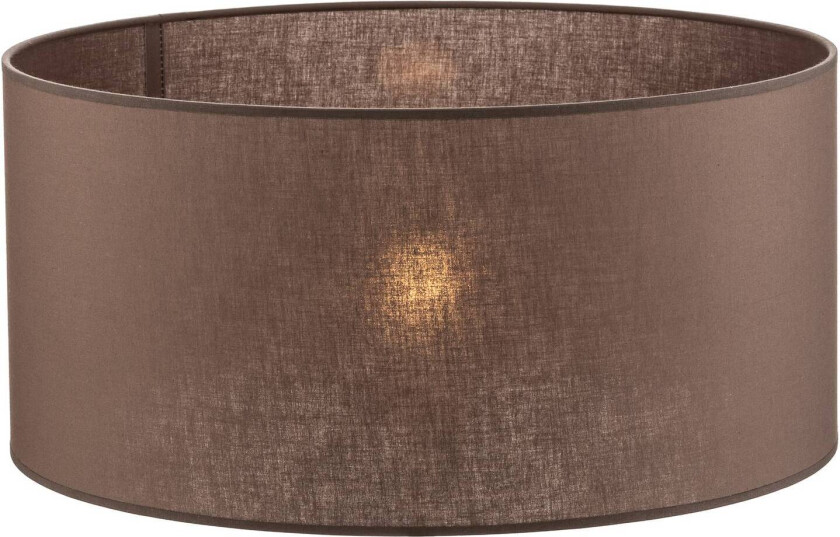 Lampeskjerm Roller, jordbrun, Ø 50cm, høyde 24cm