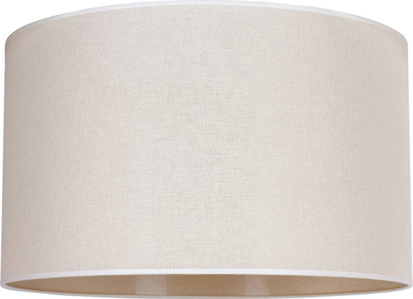 Lampeskjerm Roller, beige, Ø 50cm, høyde 30cm
