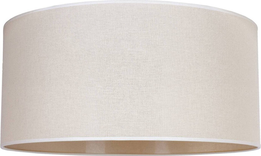 Lampeskjerm Roller, beige, Ø 50cm, høyde 24cm
