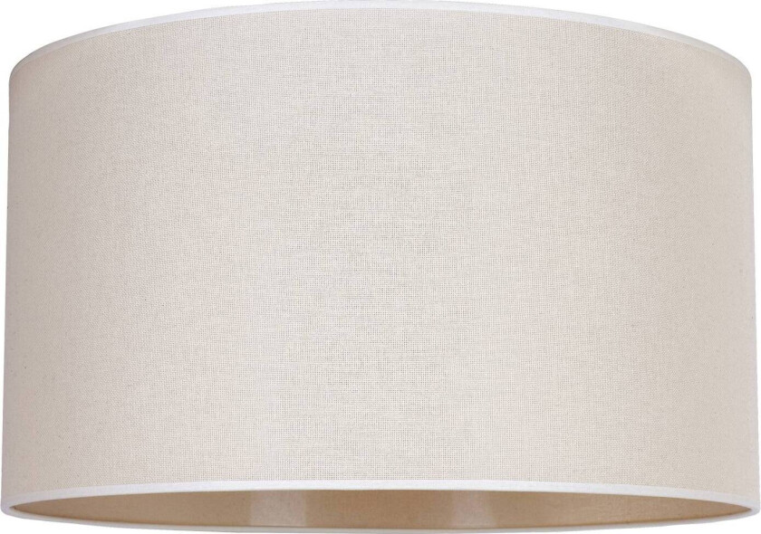 Lampeskjerm Roller, beige, Ø 40 cm, høyde 22 cm
