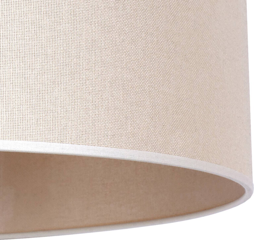 Lampeskjerm Roller, beige, Ø 13 cm, høyde 15 cm