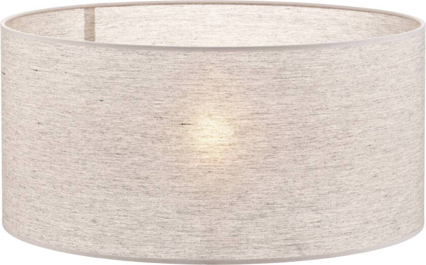 Lampeskjerm Roller, grå, Ø 50 cm, høyde 24 cm