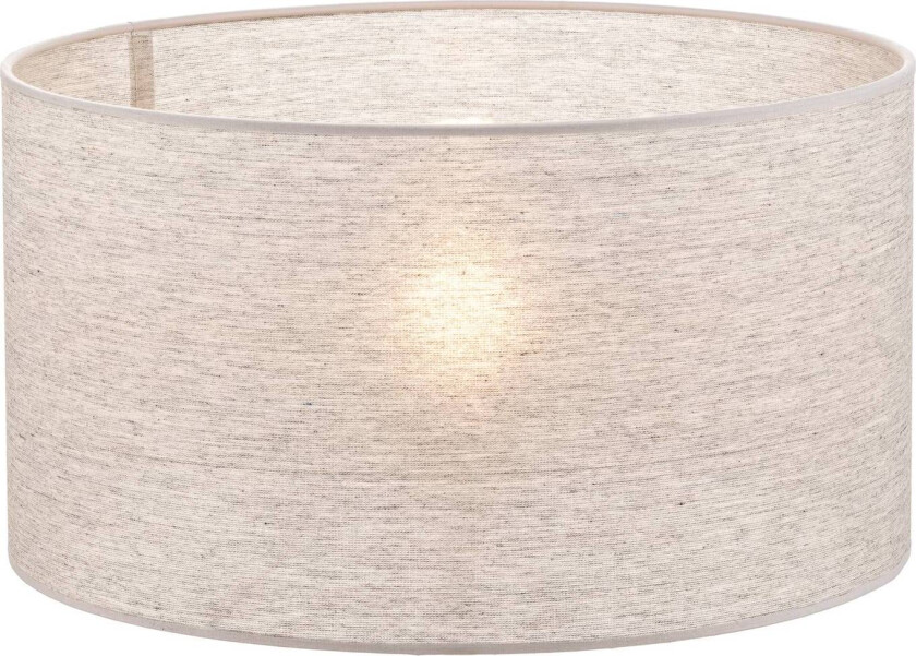 Lampeskjerm Roller, grå, Ø 40 cm, høyde 22 cm