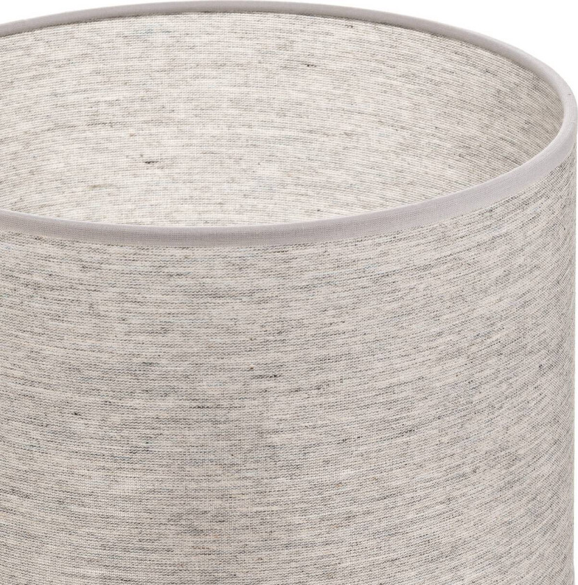 Lampeskjerm Roller, grå, Ø 25 cm, høyde 18 cm