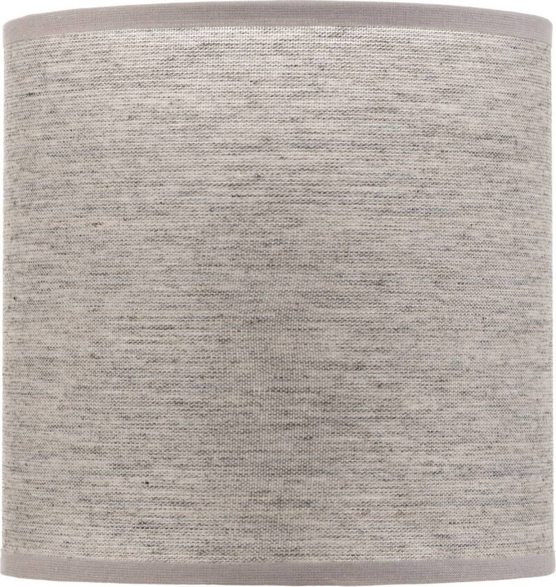 Lampeskjerm Roller, grå, Ø 15 cm, høyde 15 cm