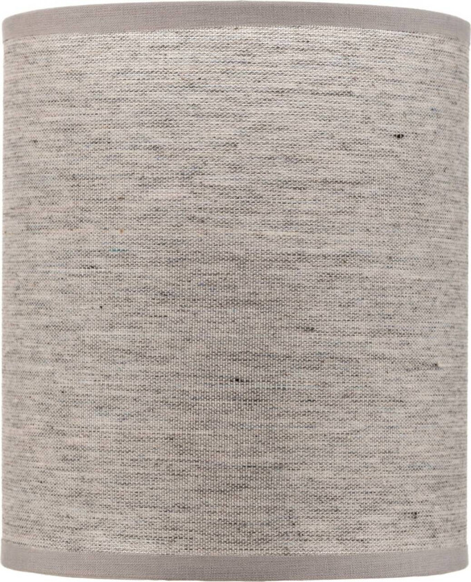 Lampeskjerm Roller, grå, Ø 13 cm, høyde 15 cm