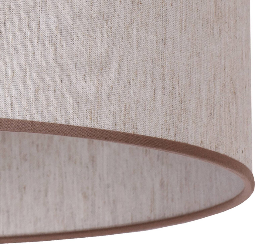Lampeskjerm Roller ecru/beige Ø 40 cm høyde 22 cm
