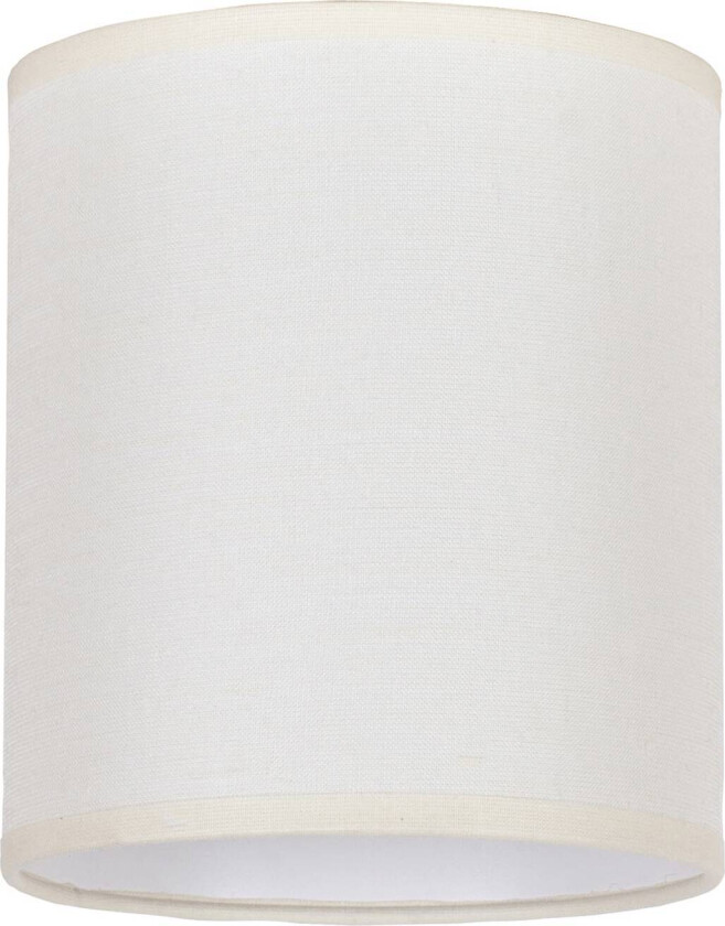 Lampeskjerm Roller ecru bomull Ø 13 cm høyde 15 cm