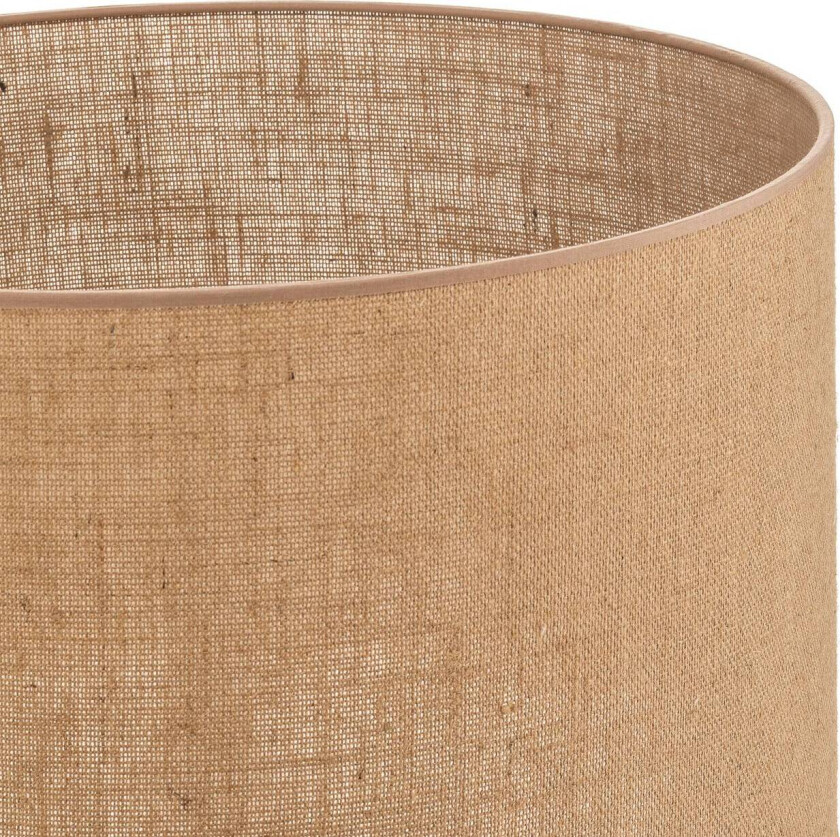 Lampeskjerm Roller, lysebrun, Ø 50cm, høyde 30cm