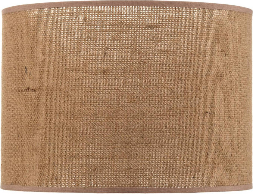 Lampeskjerm Roller, lysebrun, Ø 25cm, høyde 18cm