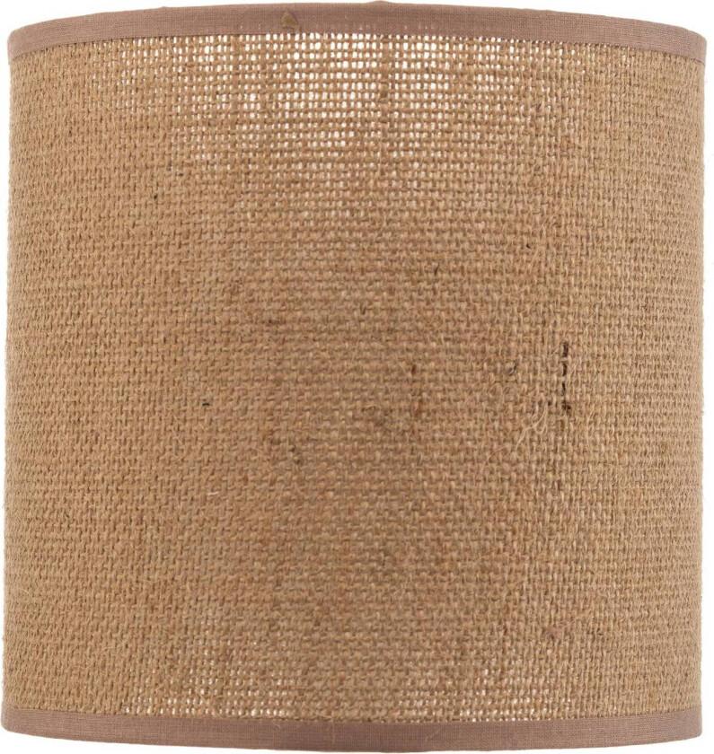 Lampeskjerm Roller, lysebrun, Ø 15cm, høyde 15cm