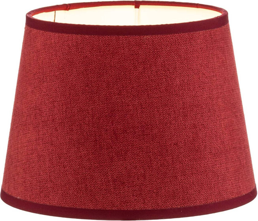 Lampeskjerm Classic S, vevd, rød