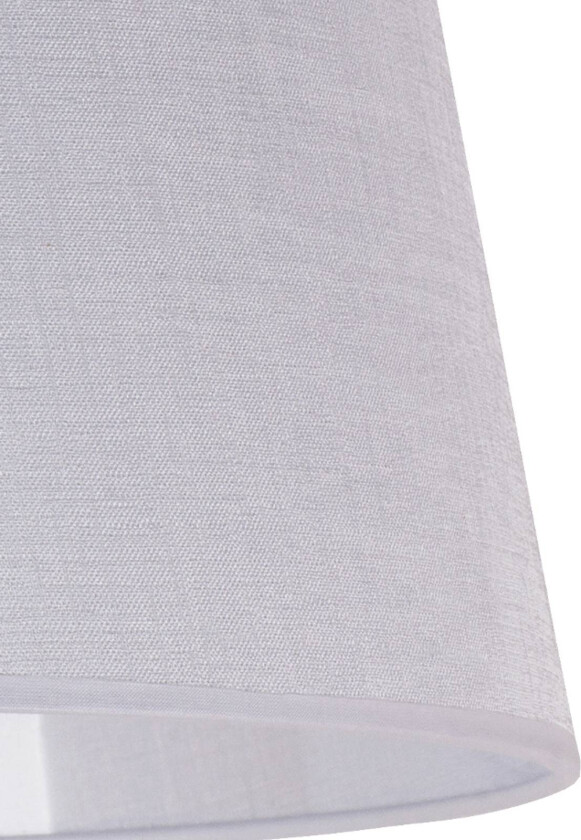 Lampeskjerm Classic L til gulvlamper, hvit/klar