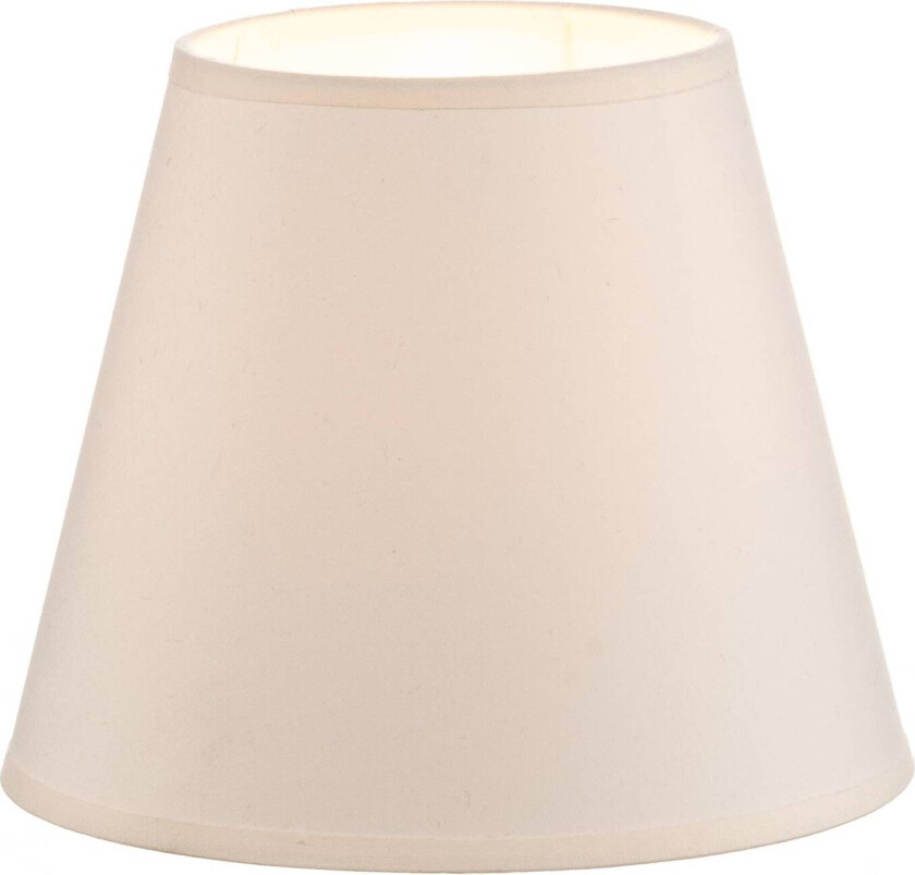 Lampeskjerm Sofia høyde 15,5 cm, ecru/hvit