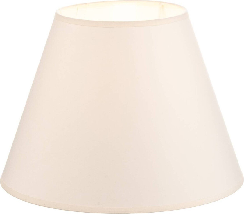 Lampeskjerm Sofia høyde 21 cm, ecru/hvit