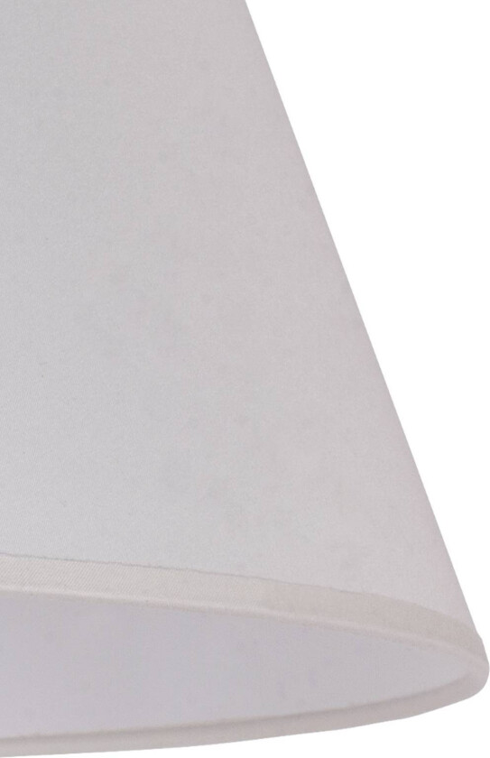 Lampeskjerm Sofia høyde 26 cm, ecru/hvit