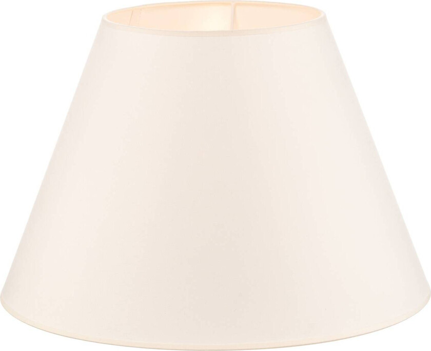 Lampeskjerm Sofia, høyde 31 cm, ecru/hvit
