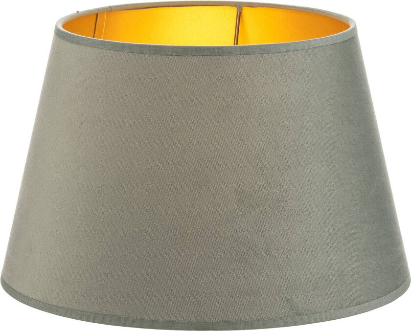 Lampeskjerm Cone høyde 18 cm, mintgrønn/gull