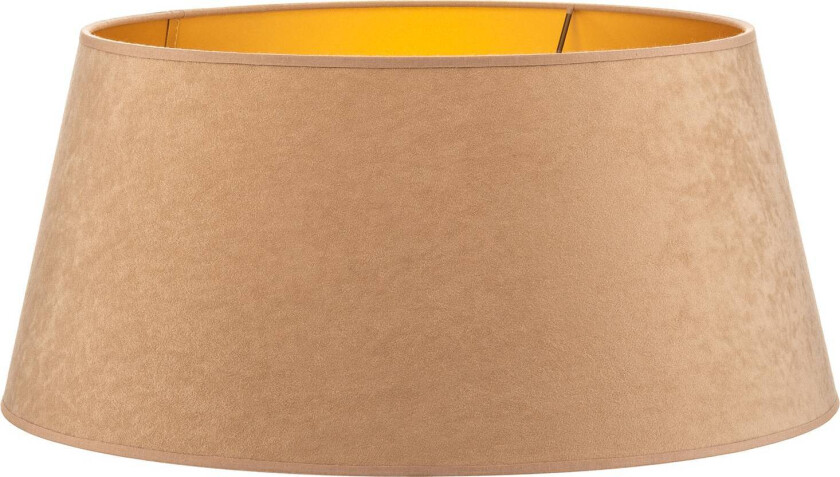 Lampeskjerm Cone 25,5 cm, beige/gull