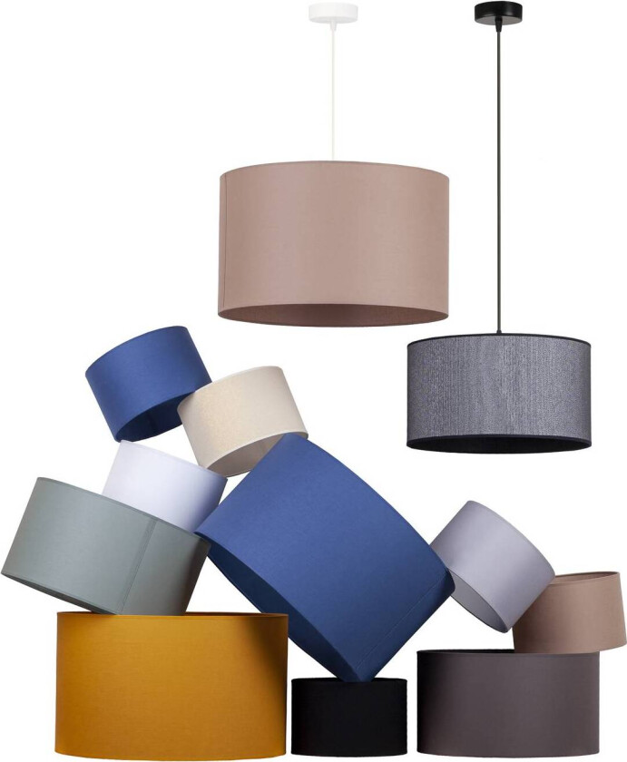 Lampeskjerm Roller Ø 50 cm, jordfarget