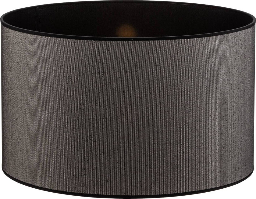 Lampeskjerm Roller Ø 50 cm, svart/sølv