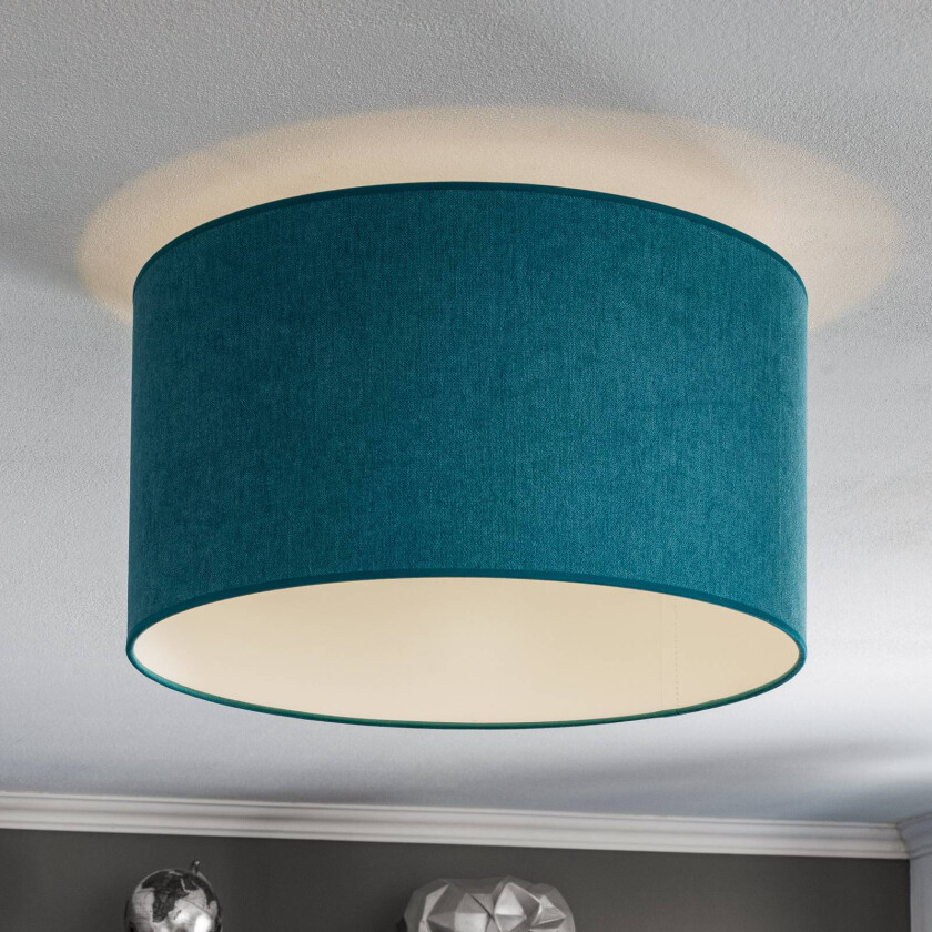 Taklampe Pastell Roller Ø 45 cm turkis