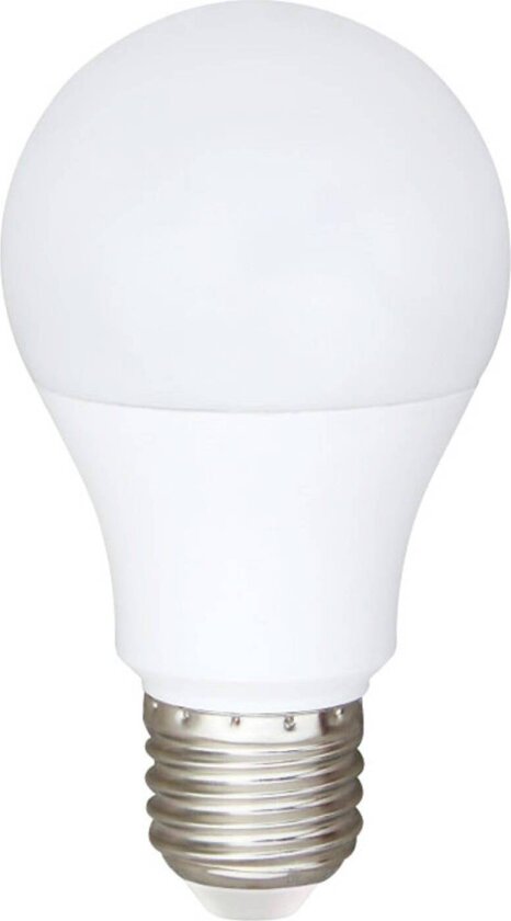 Araxa LED-pære, E27, 9W, AC/DC, 2700K