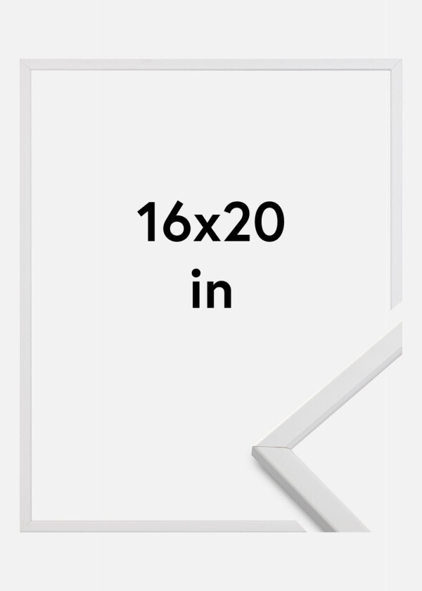 Ramme Galant Hvit 16x20 Inches (40,64x50,8 Cm)