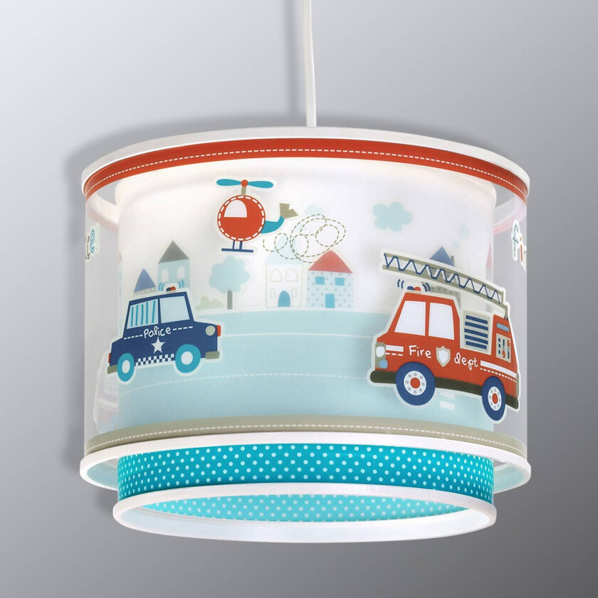 Police - Pendellampe til gutterommet