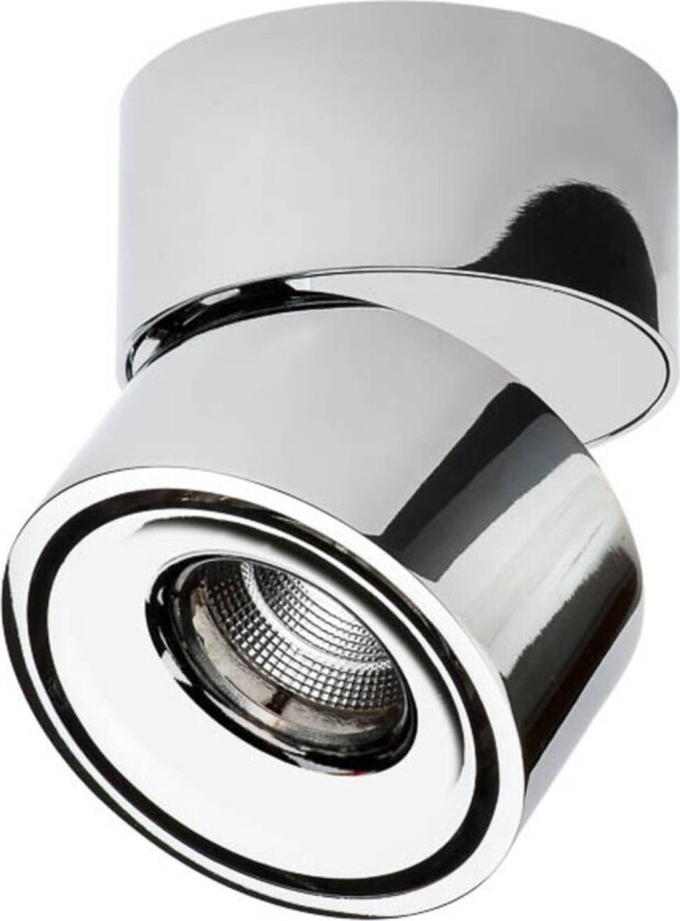 Studio LED-takspot krom Ø 10 cm