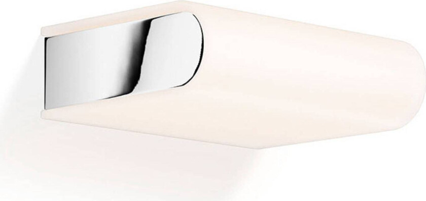 Book 15 LED-speillampe, krom 15 cm