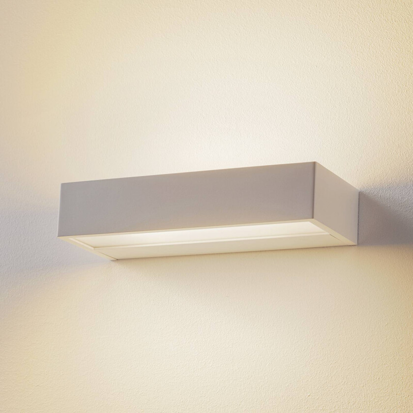 Box LED-vegglampe hvit 2 700K 25cm