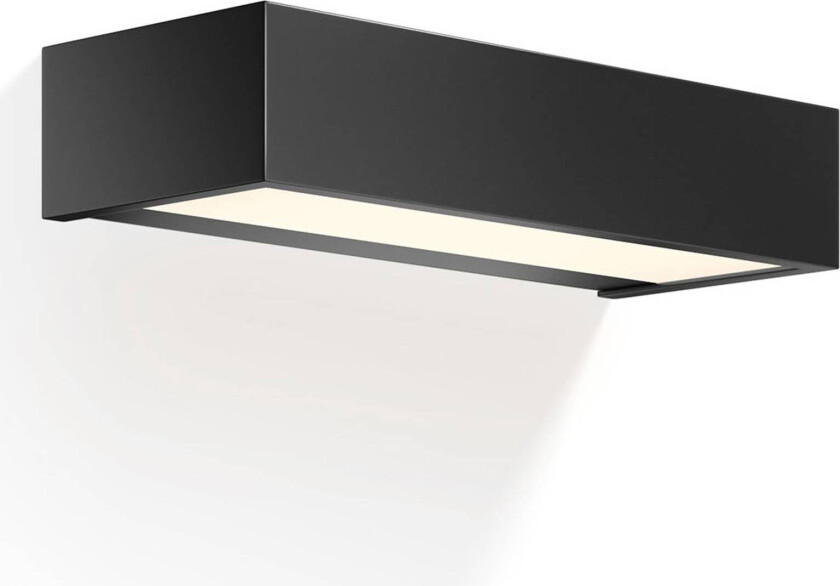 Box LED-lampe svart 2 700 K 25 cm