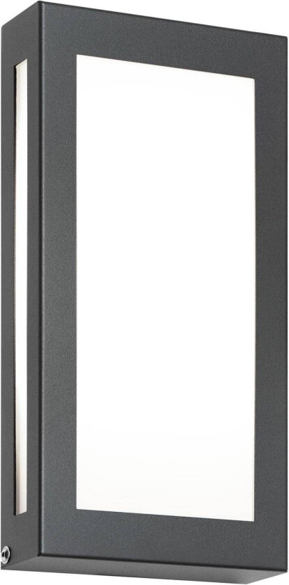 Aqua Rain Mini LED-vegglampe, antrasitt