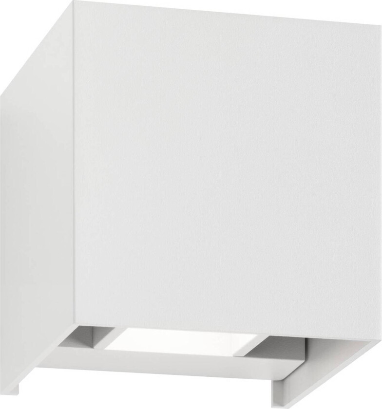 Utendørs LED-vegglampe 9033 up/down, hvit