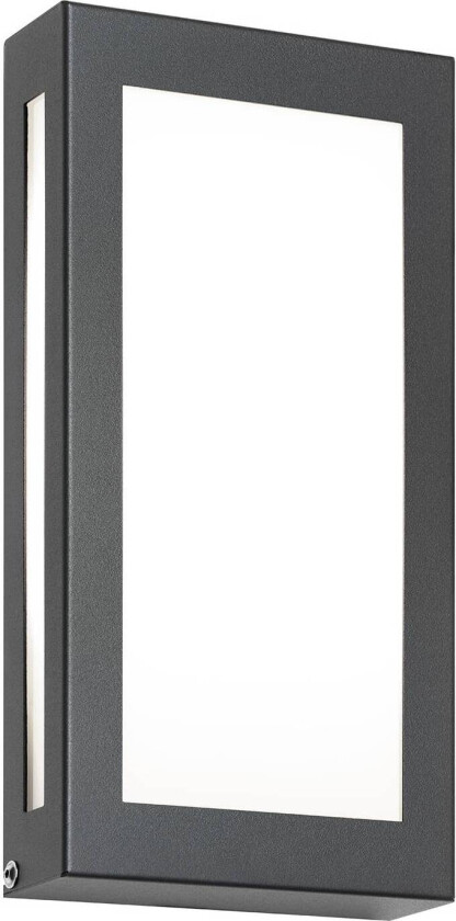 Utendørs LED-vegglampe Aqua Rain Mini, antrasitt