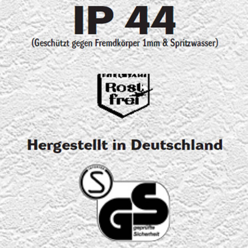 Enkel Legendo utendørs vegglampe uten sensor