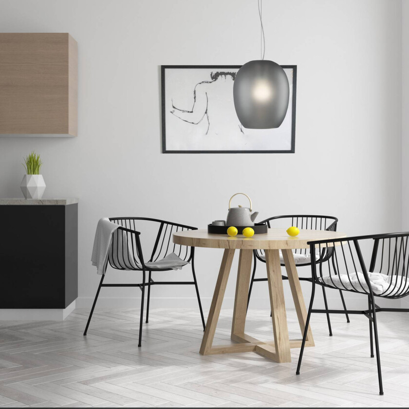 Anua pendellampe 1 lyskilde matt grå