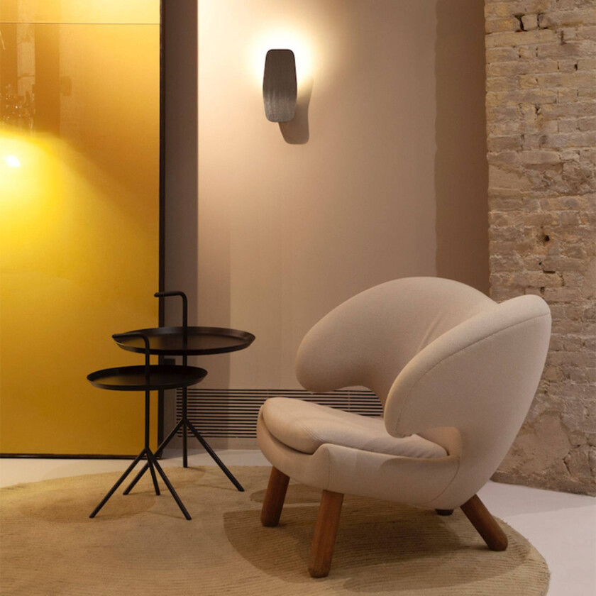 Ashiya LED-uplight, smaragdsvart