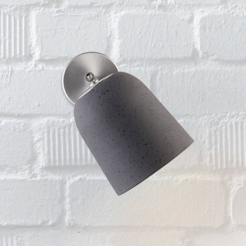 Clavio - keramisk vegglampe, grå