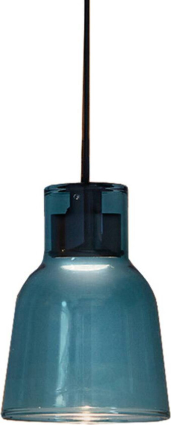 Drip S/01L LED-hengelampe av glass, blå